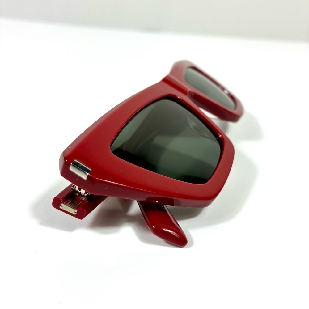 Saint Laurent 52mm Cat Eye Sunglasses Red SL 467 NEW - Picture 6 of 17